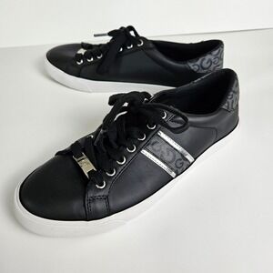 G by Guess Sneakers Women's 9.5M Black Low Top Lace Up Casual Comfort Shoes